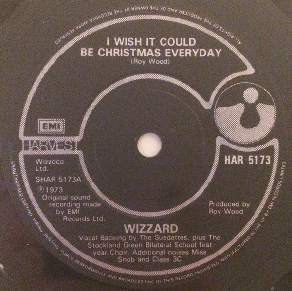 Wizzard (2) : I Wish It Could Be Christmas Every Day (7", Single, RE, RP, Bla)