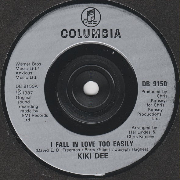 Kiki Dee : I Fall In Love Too Easily (7", Single)