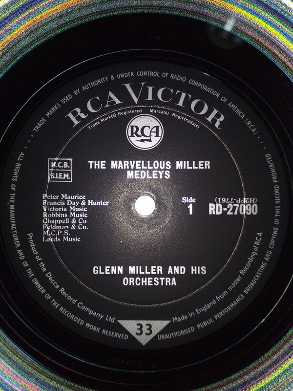 Glenn Miller And His Orchestra : The Marvelous Miller Medleys (LP, Mono)