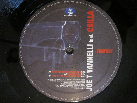 Joe T. Vannelli Feat. Csilla : Fantasy (12")