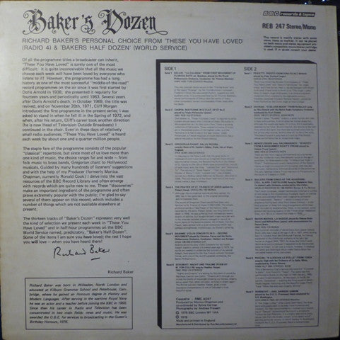 Various : Baker's Dozen (LP, Comp, Mono)