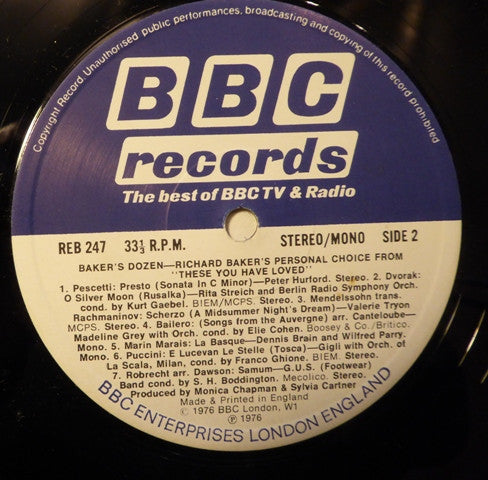 Various : Baker's Dozen (LP, Comp, Mono)