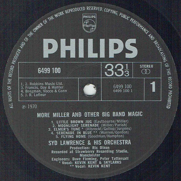 Syd Lawrence And His Orchestra : More Miller And Other Big Band Magic (2xLP, Gat)
