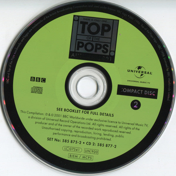 Various : Top Of The Pops - Autumn 2001 (2xCD, Comp)