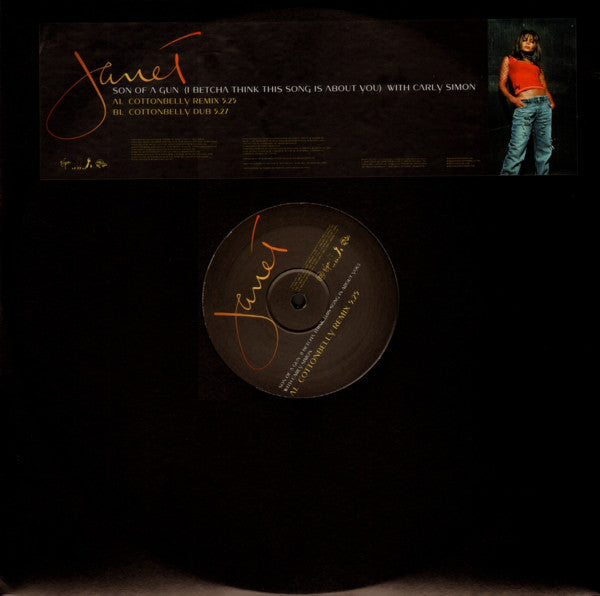 Janet Jackson With Carly Simon : Son Of A Gun (I Betcha Think This Song Is About You) (12", Promo)
