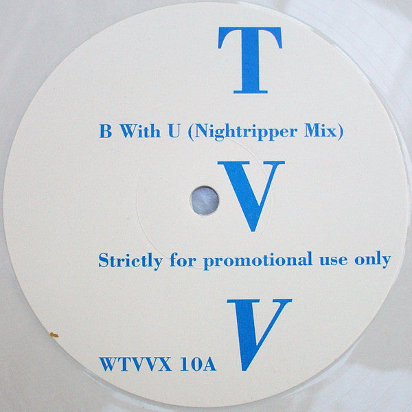 Transvision Vamp : B With U (12", Promo, Whi)