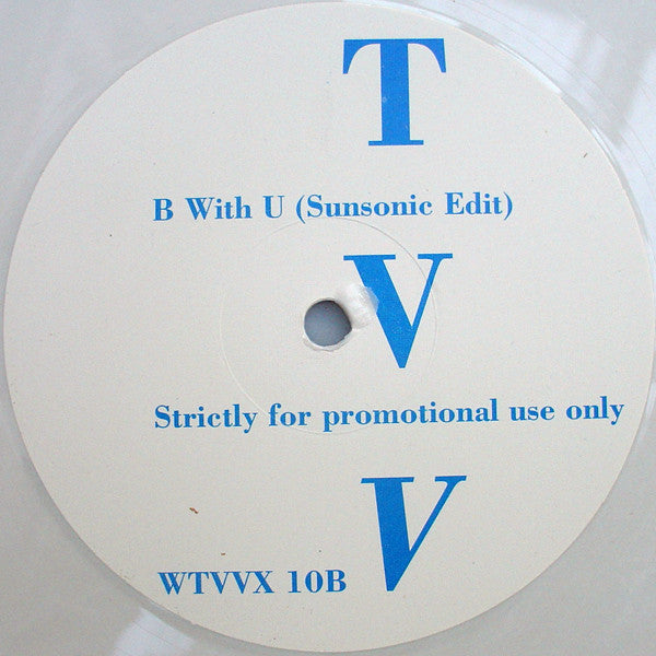 Transvision Vamp : B With U (12", Promo, Whi)
