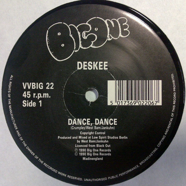 Deskee : Dance, Dance (12")