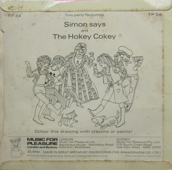 Unknown Artist : Simon Says And The Hokey Cokey (7", (Bl)
