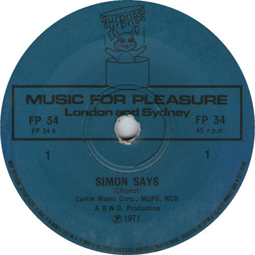 Unknown Artist : Simon Says And The Hokey Cokey (7", (Bl)