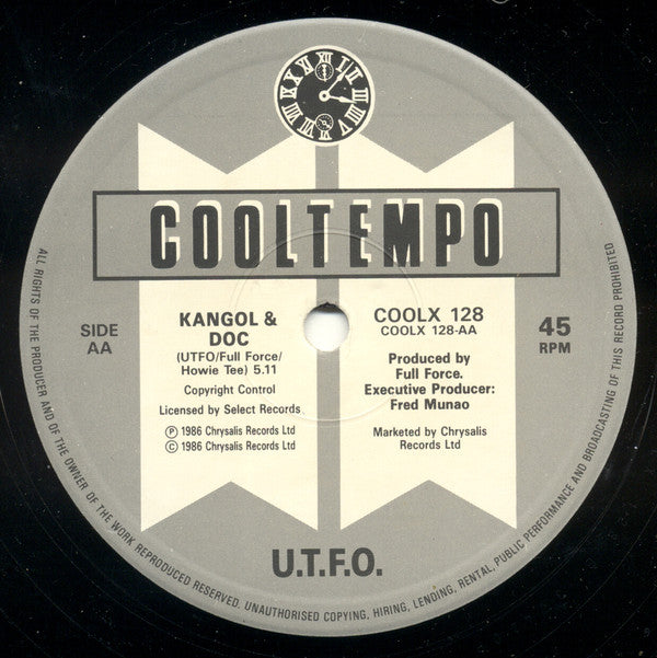 UTFO : We Work Hard / Kangol & Doc (12")