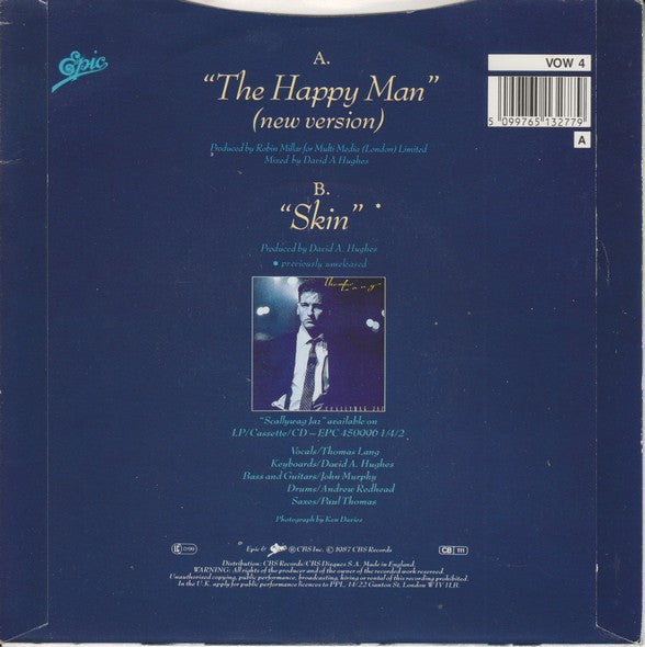 Thomas Lang : The Happy Man (7", Single)