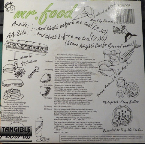 Mr. Food : ...And That's Before Me Tea! (7", Single)