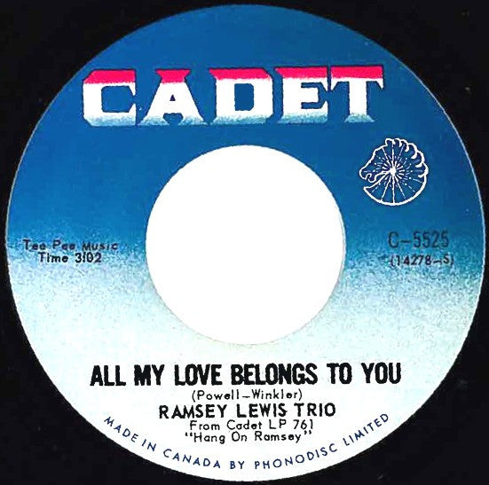 The Ramsey Lewis Trio : A Hard Day's Night / All My Love Belongs To You (7", Single)