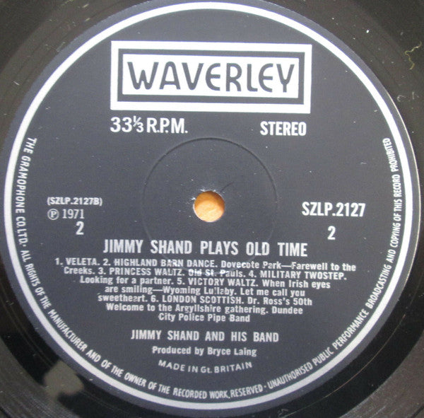 Jimmy Shand And His Band : Jimmy Shand Plays Old Time (LP)