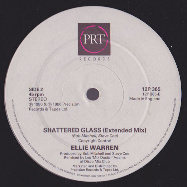 Kelly Marie / Ellie Warren : Feels Like I'm In Love / Shattered Glass (12", Gen)