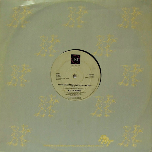 Kelly Marie / Ellie Warren : Feels Like I'm In Love / Shattered Glass (12", Gen)