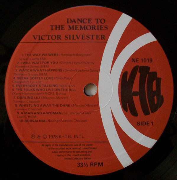 Victor Silvester : Dance To The Memories (LP, Album, Ltd)