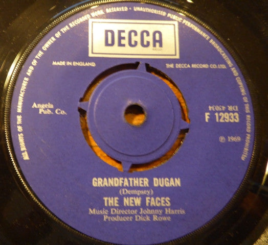 The New Faces : Carnival Day / Grandfather Dugan (7", Single)