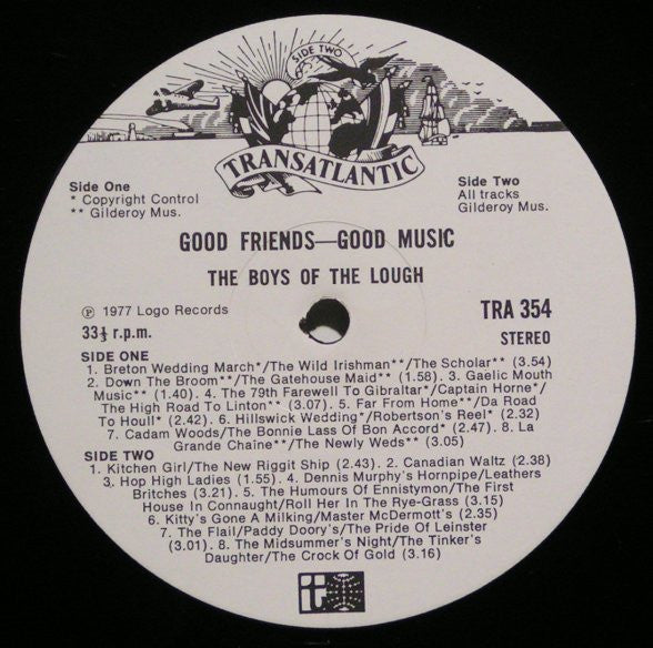 The Boys Of The Lough : Good Friends..Good Music (LP, Album)