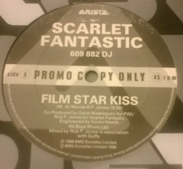 Scarlet Fantastic : Film Star Kiss (12", Promo)