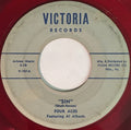 The Four Aces Featuring Al Alberts : Sin / Arizona Moon (7", Red)