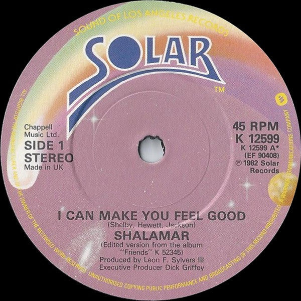 Shalamar : I Can Make You Feel Good (7", No )