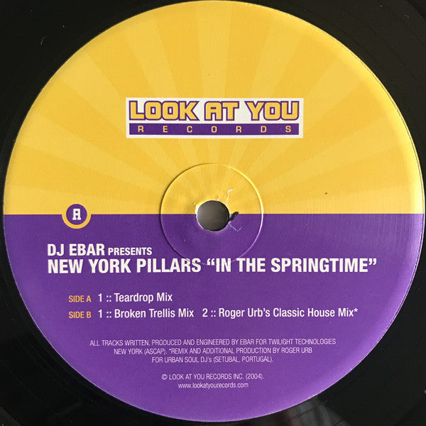 Ebar presents New York Pillars : In The Springtime (12")