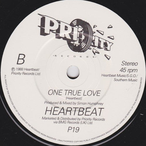 Heartbeat (3) : The Winner (7", Single)