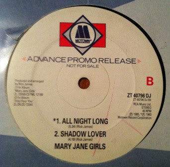 Mary Jane Girls : Walk Like A Man (12", Promo)