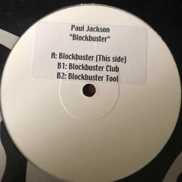 Paul Jackson : Blockbuster (12", W/Lbl, Sti)