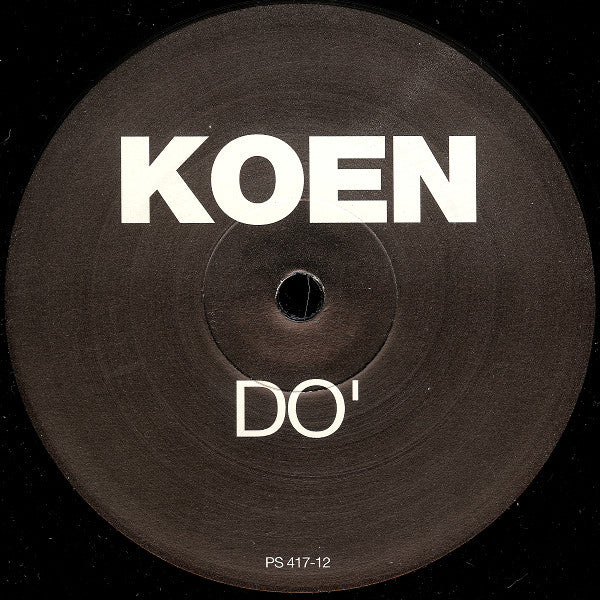Koen Groeneveld : Girl / Do' (12")