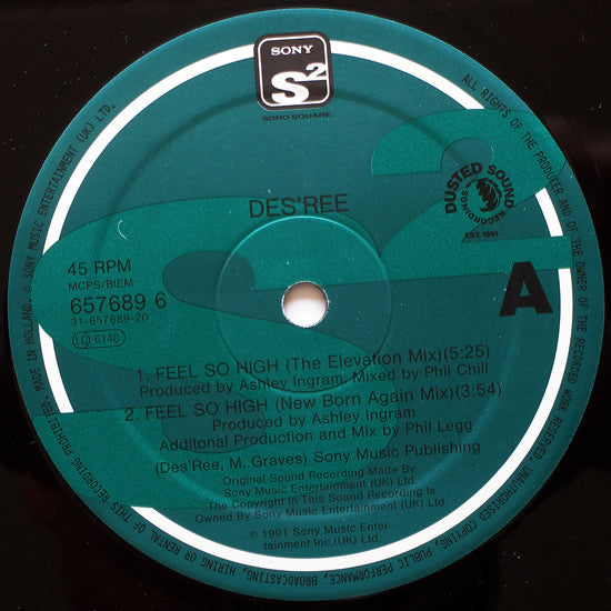 Des'ree : Feel So High (12")