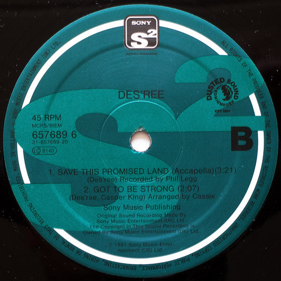 Des'ree : Feel So High (12")