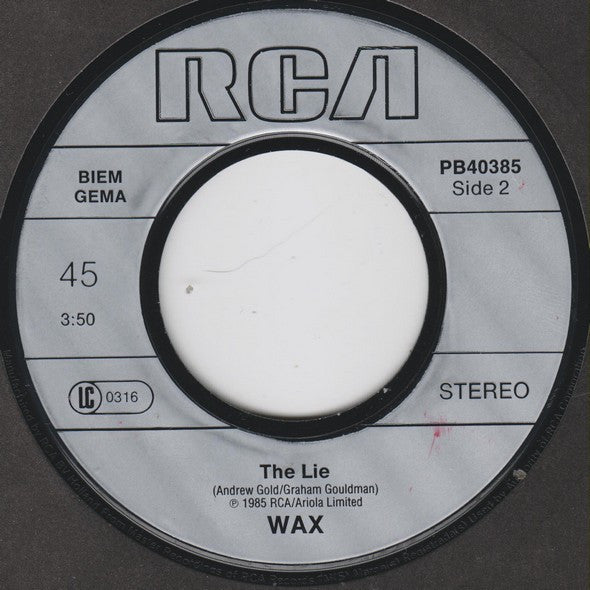 Wax (6) : Ball And Chain (7", Single)