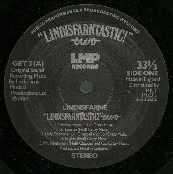 Lindisfarne : Lindisfarntastic! Two (LP, Album)