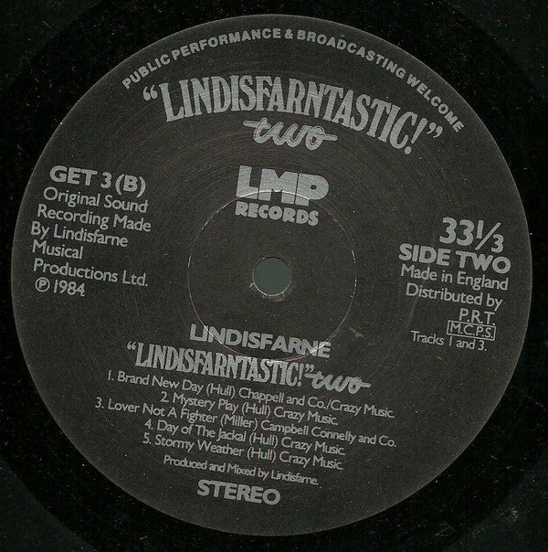 Lindisfarne : Lindisfarntastic! Two (LP, Album)