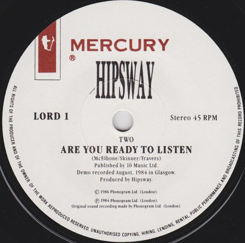 Hipsway : Ask The Lord (A New Version) (7", Single, RE)