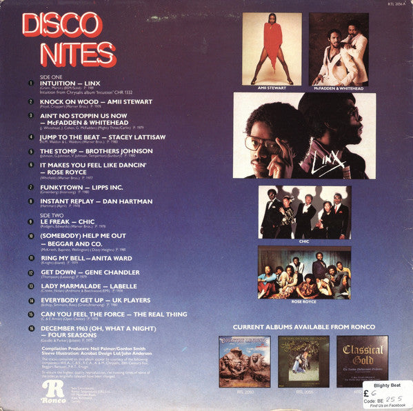 Various : Disco Nites (16 Giant Disco Hits) (LP, Album, Comp)