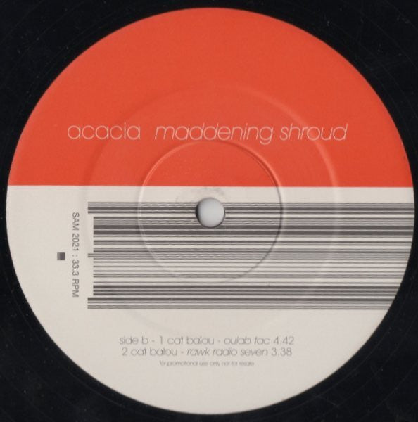 Acacia : Maddening Shroud (12", Single, Promo)