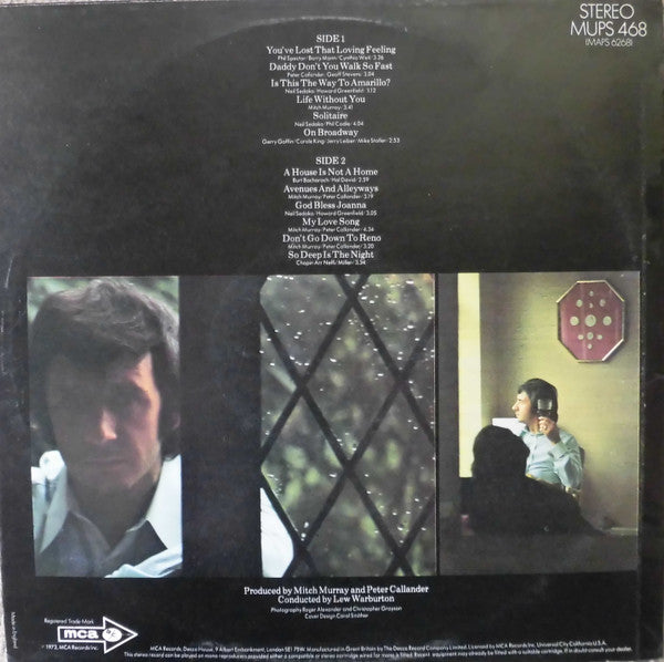 Tony Christie : With Loving Feeling (LP, Album, Bla)