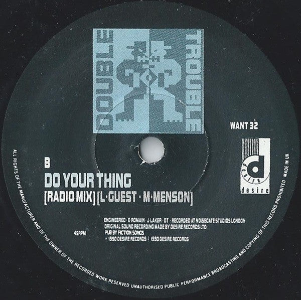 Double Trouble : Love Don't Live Here Anymore (7", Single)