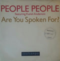 People People Featuring Karen Anderson : Are You Spoken For? (7")