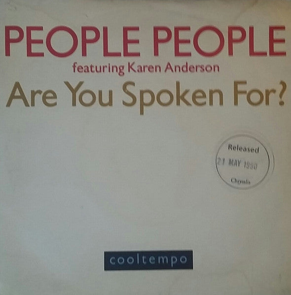 People People Featuring Karen Anderson : Are You Spoken For? (7")
