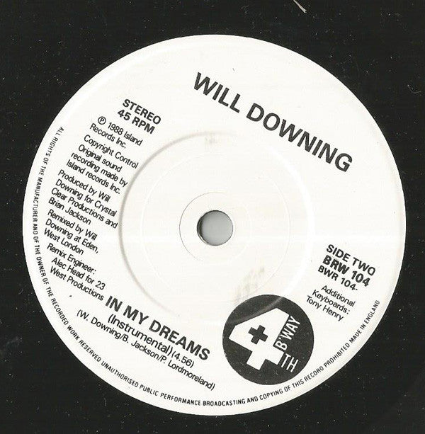 Will Downing : In My Dreams (7", Single)