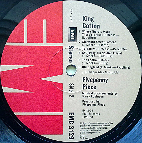 The Fivepenny Piece : King Cotton (LP, Album)