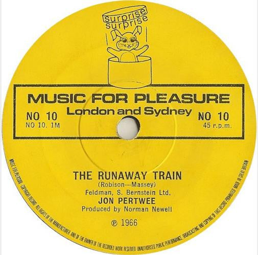Jon Pertwee / Jessie Matthews (2) : The Runaway Train And The Ugly Duckling (7")