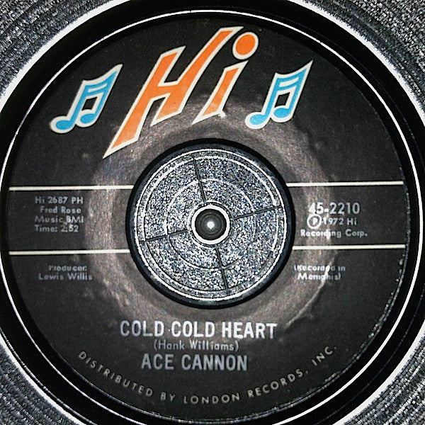 Ace Cannon : Love Sick Blues (7", Single, Styrene, She)