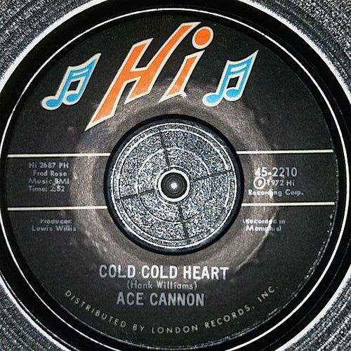 Ace Cannon : Love Sick Blues (7", Single, Styrene, She)