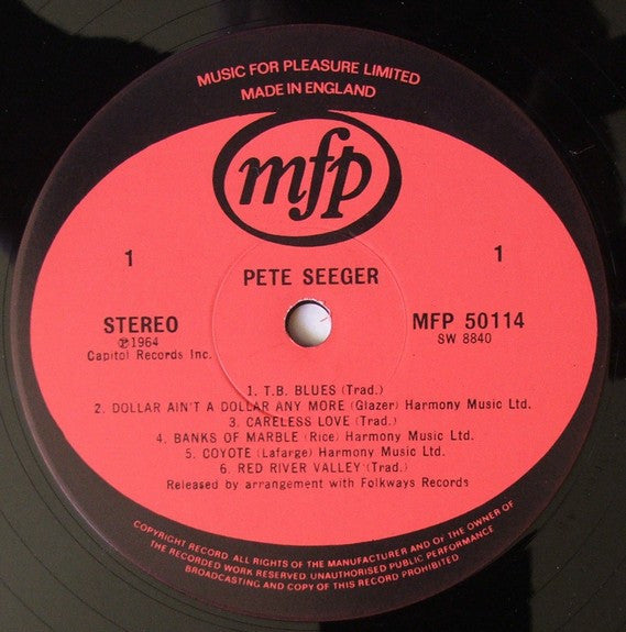 Pete Seeger : Freight Train (LP, RE)